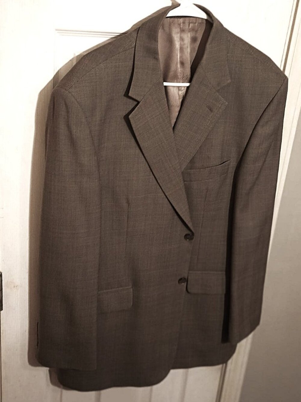 Stafford Men Tan Suit Jacket Only  46S